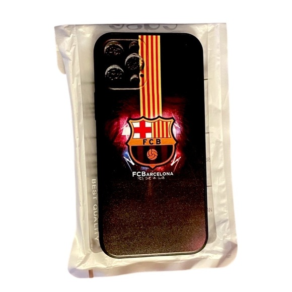BARCELONA soccer logo crest iPhone 12 Pro gel case NWT - Picture 5 of 5